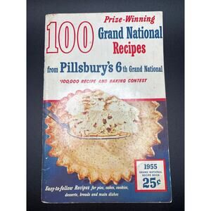 1955 Pillsbury Bake-Off 100 Prize-Winning 6th Grand National Recipes Booklet